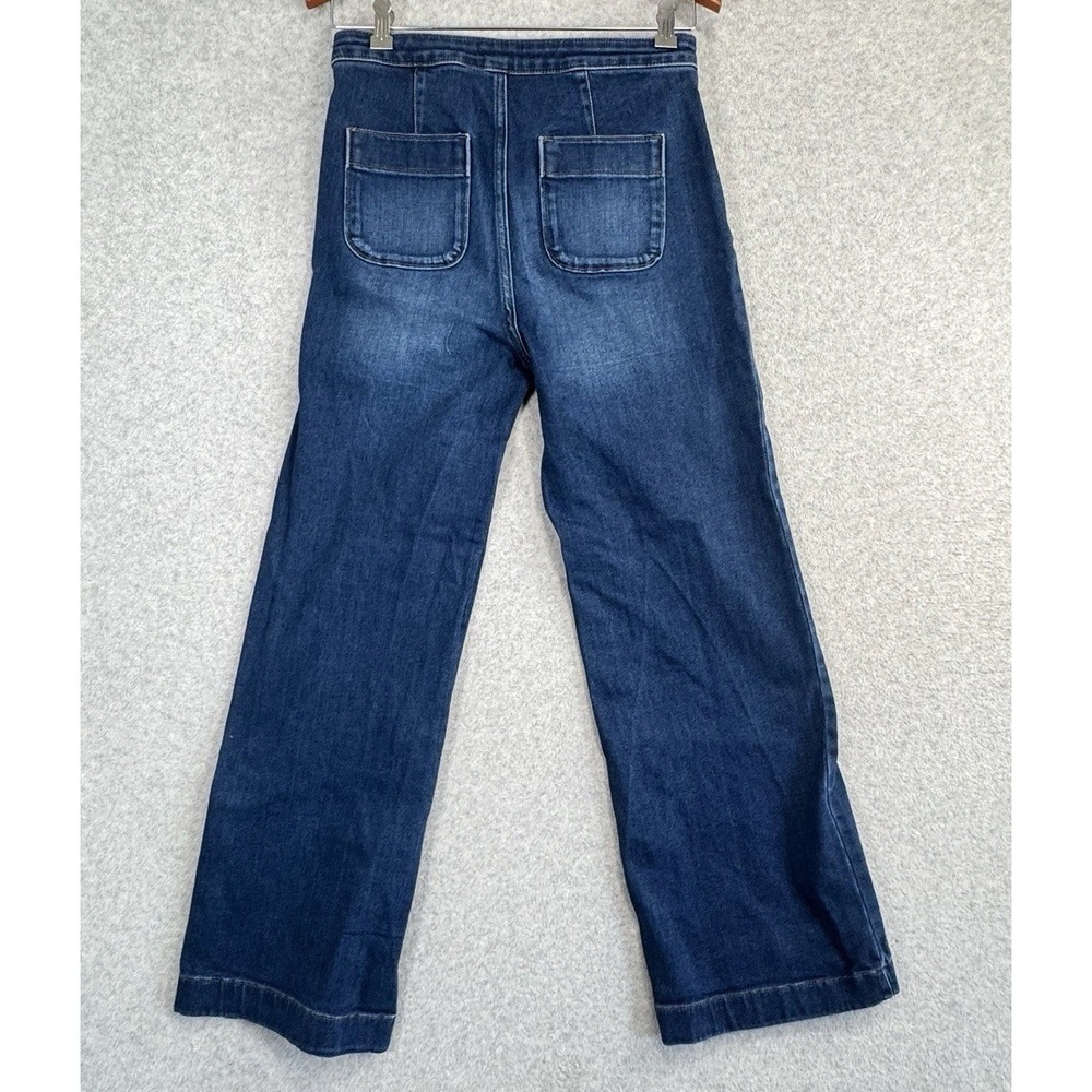 LC Lauren Conrad Super High Rise Wide Leg Jeans Women's 8 Patch Pocket Denim - Picture 5 of 10